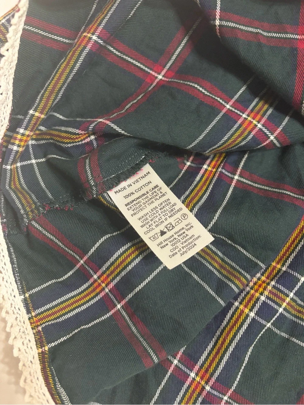 Hill House Home Tiny Lottie Green Tartan